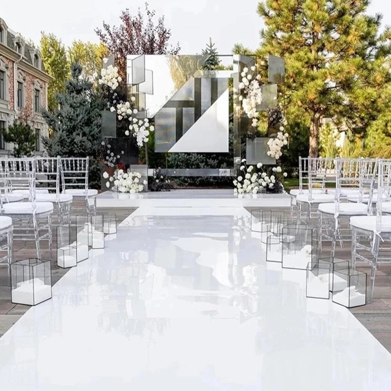 White Mirror Aisle Runner Rug  - Aisle Runner White avaliação e preço