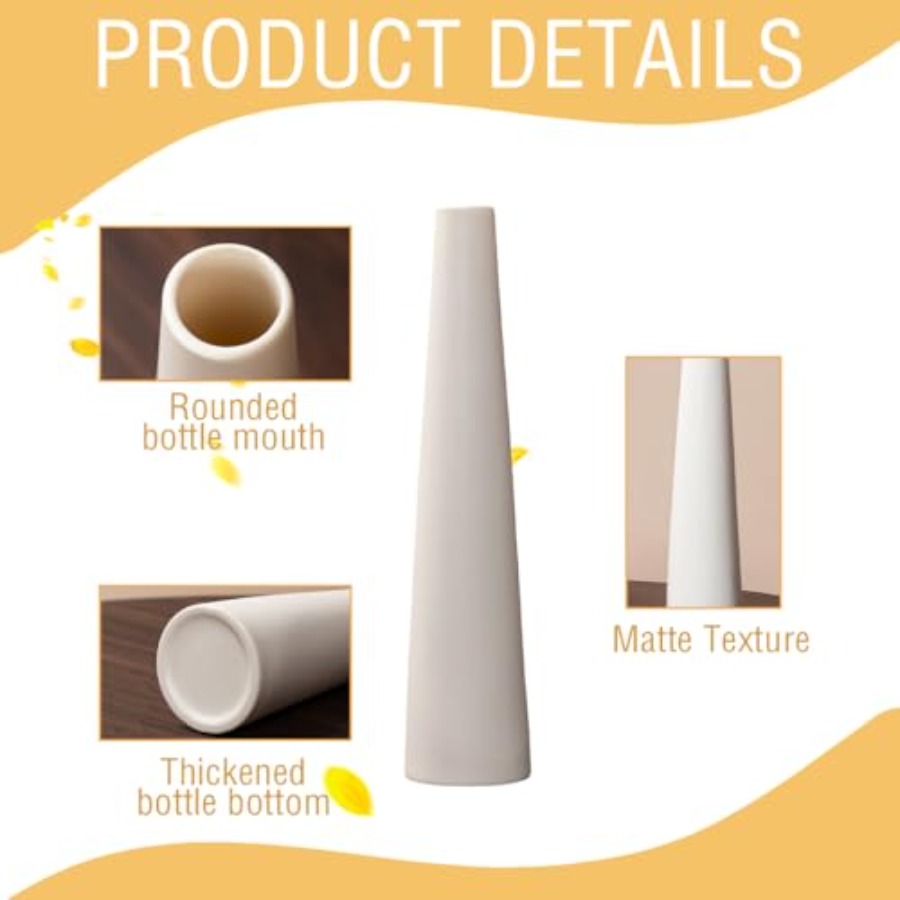Small Ceramic Bud Vase Tall Co - Centerpiece Vase Tall avaliação e preço