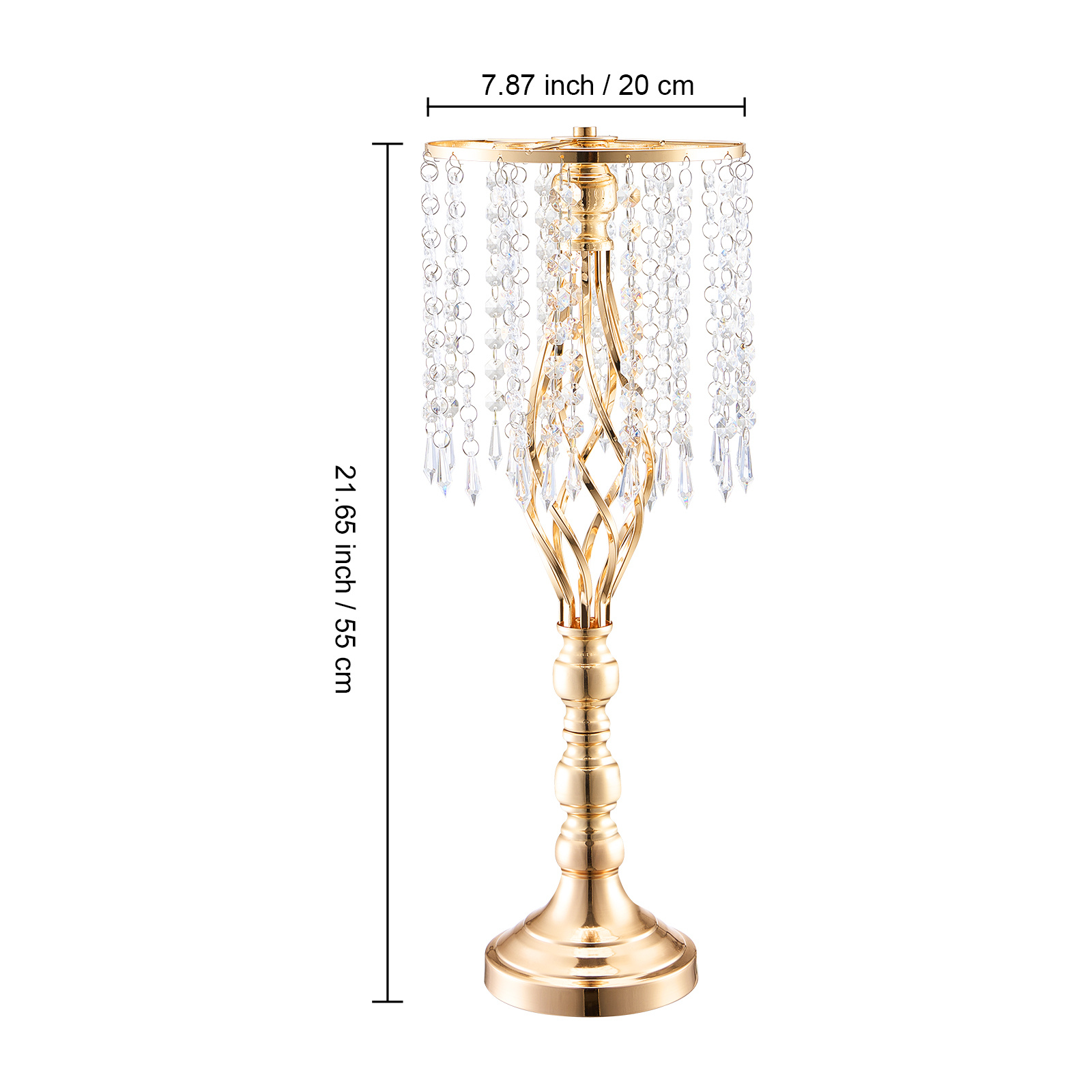 Tall Crystal Flower Stand Vase - Centerpiece Vase Tall avaliação e preço