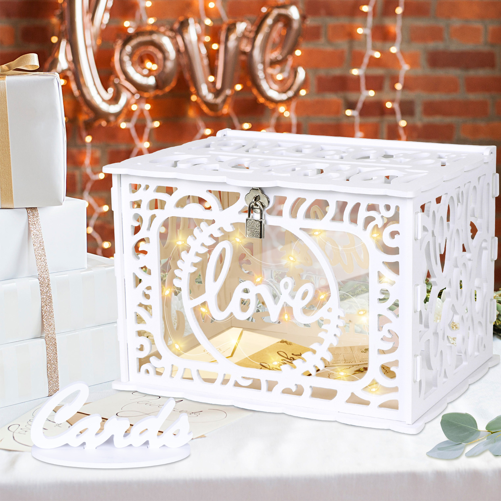 Wedding Card Box Envelope Gift - Wedding Card Box avaliação e preço